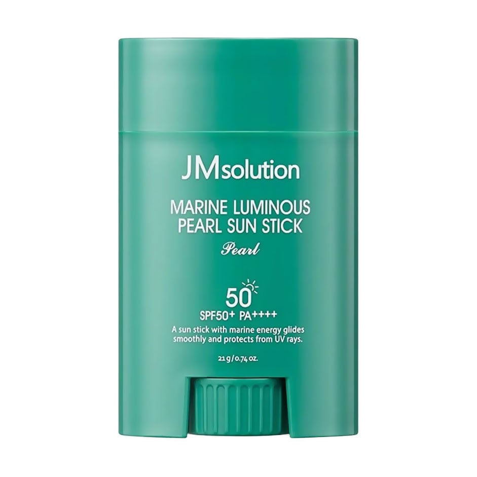 Сонцезахисний стік для обличчя JMsolution Marine Luminous Pearl Sun Stick SPF50+ PA++++ Pearl з екстрактом перлин, 21 г